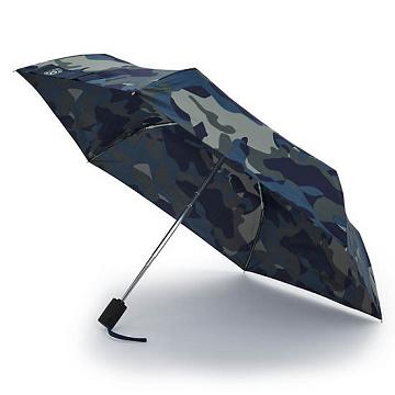 Kipling New Printed Umbrella Auto Open Accessoires Grijs Camo | België 1504WN